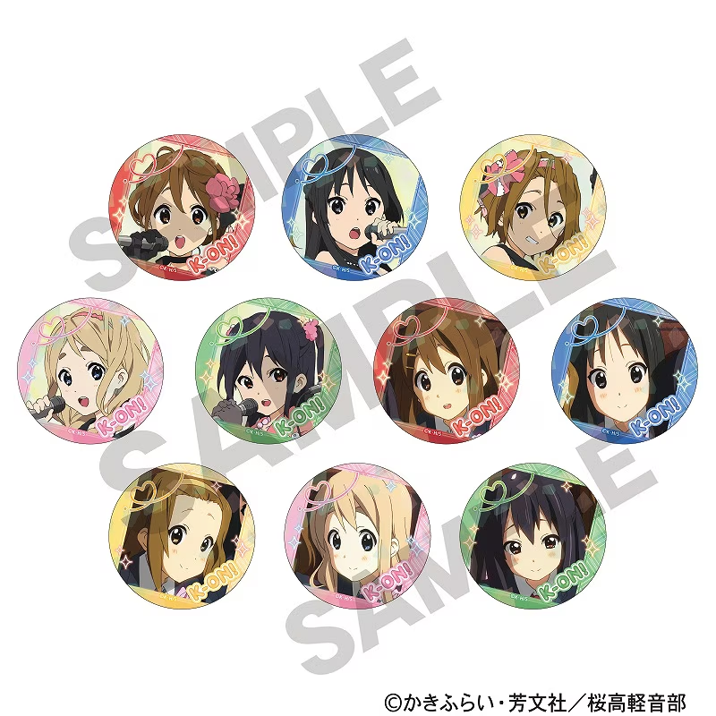 K-ON! 케이온 굿즈 트레이딩 홀로그램 캔뱃지 랜덤 단품