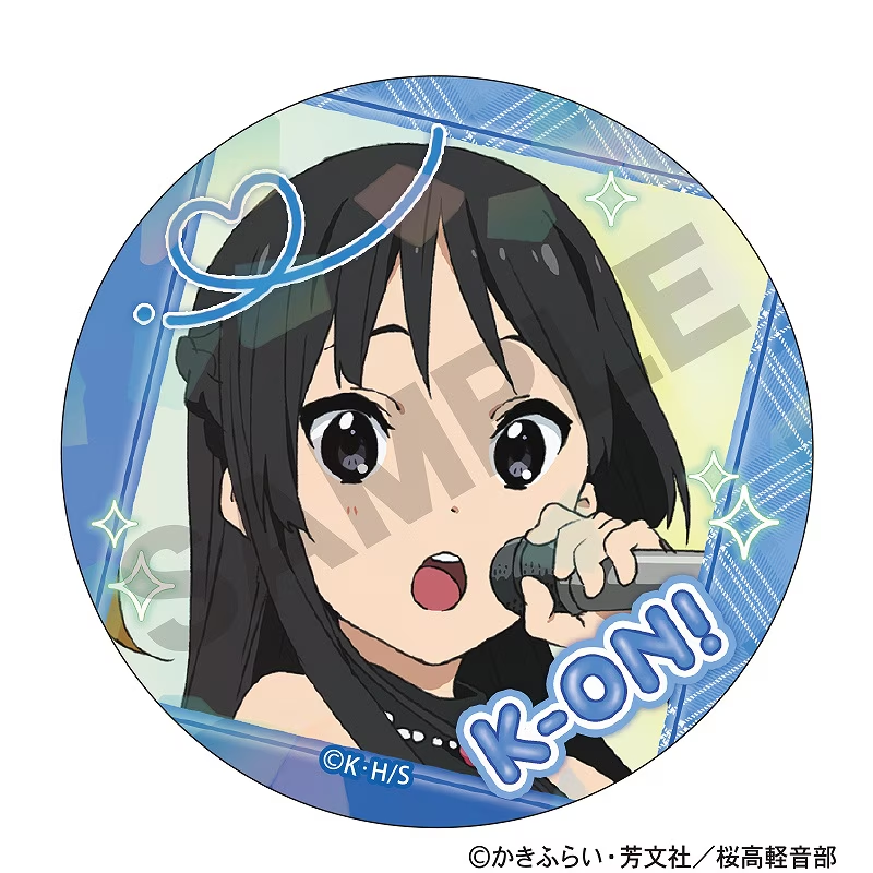 K-ON! 케이온 굿즈 트레이딩 홀로그램 캔뱃지 랜덤 단품 상세 이미지 2