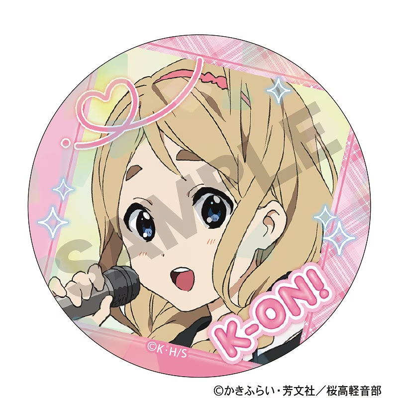 K-ON! 케이온 굿즈 트레이딩 홀로그램 캔뱃지 랜덤 단품 상세 이미지 4