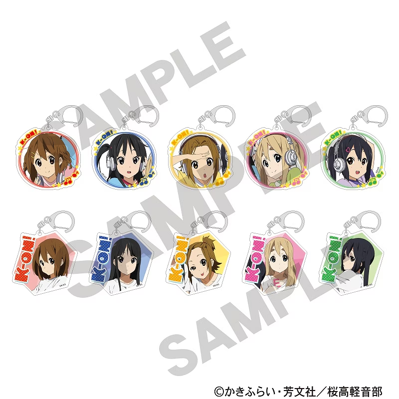 K-ON! 케이온 굿즈 트레이딩 아크릴 키홀더 랜덤 단품