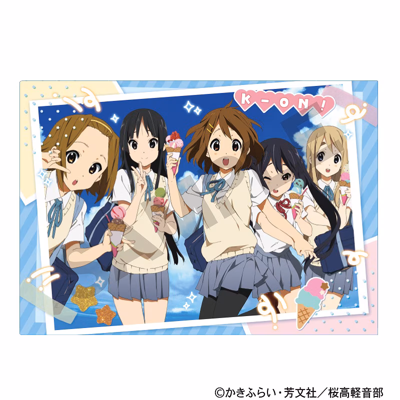 K-ON! 케이온 굿즈 CRUX 여름 디자인 싱글 클리어파일