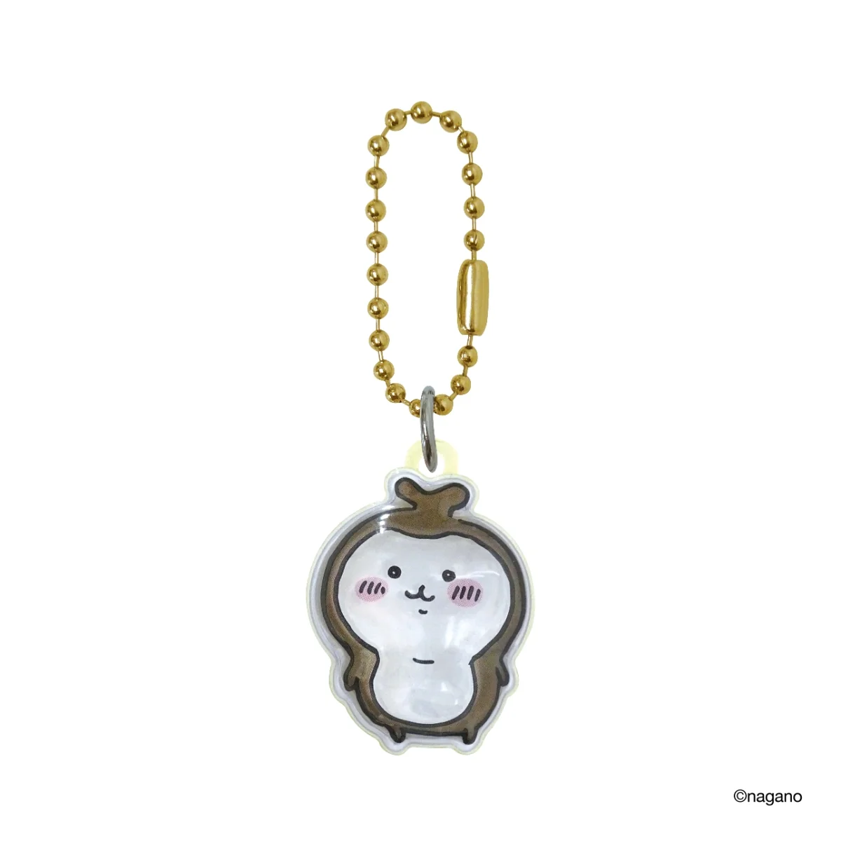 치이카와 굿즈 PVC·에폭시·아크릴 수지 푹신 입체 쁘띠 볼체인 키링 딱정벌레 (재판)