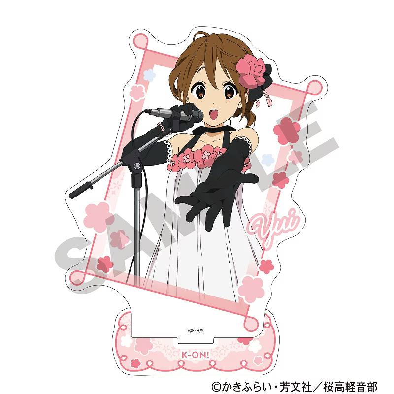 K-ON! 케이온 굿즈 CRUX bloom 액자형 아크릴 스탠드 히라사와 유이