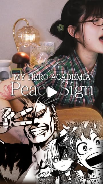 ᴇᴜɴᴏᴏᴏ on Instagram: "너도 영웅이 될 수 있어 ! ✌🏻  Peace Sign | My Hero Academia OP  @hachi_08  cover by @jungeunoo     #弾き語り #나의히어로아카데미아 #나히아 #Myheroacademia #歌ってみた"