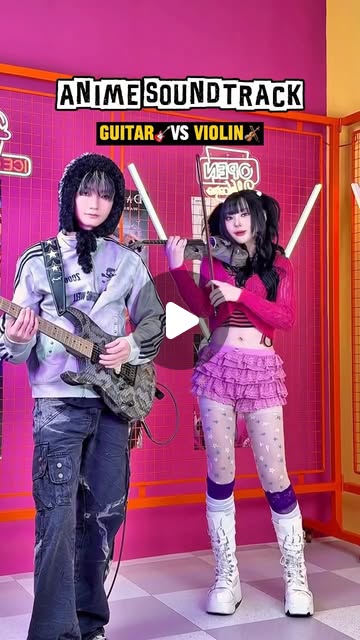키레🎻 Violinist Keere on Instagram: "듣자마자 심장 뛰는 애니 BGM‼️  🎸 :  @reidd_newtype  🎻 :  @keere_violin   여러분의 최애 애니 브금은 뭔가요 ?   #anime #guitar #electricviolin #bgm #animesoundtrack"
