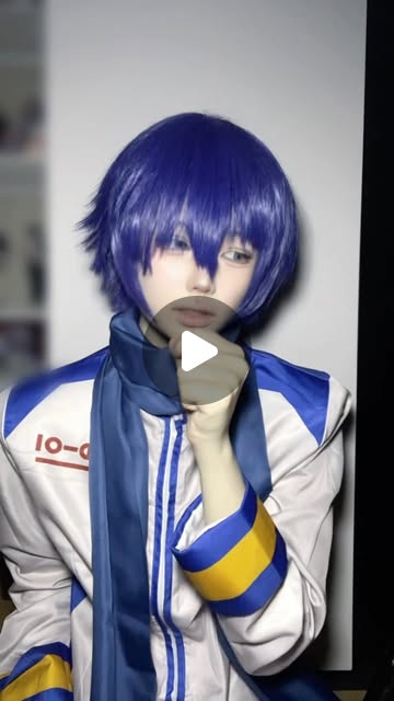 @s.aezzz on Instagram: "크흠 #コスプレ #kaito #vocaloid #prsk #cos"