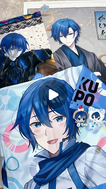 sorya on Instagram: "this trend but KAITO, he turned into a cat :3  i also posted it on tiktok but redid it for insta #vocaloid #kaito"
