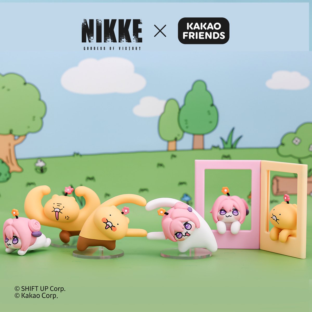 승리의 여신: 니케 X 카카오프렌즈 Doro&Choonsik 랜덤 피규어